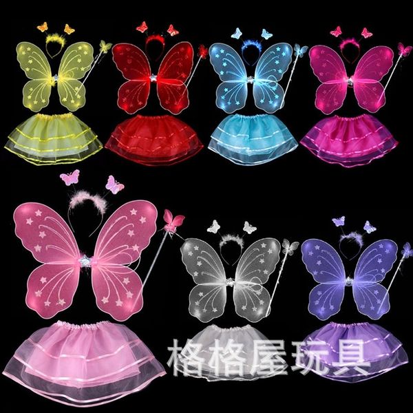 

vjsqy performance children's and props d prop angel wings butterfly wings three sets of pgraphy props for children's halloween dre