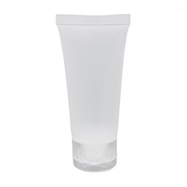 

50pcs 50ml frosted clear plastic soft tubes empty cosmetic cream emulsion lotion packaging containers1