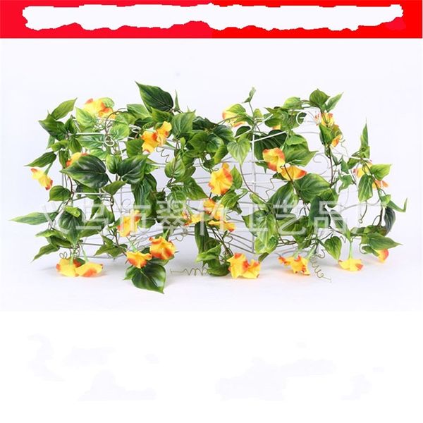 

high simulation encryption flower vine morning glory leaf hanging vines home furnishing decorate popular sell well with various style 6cz j1