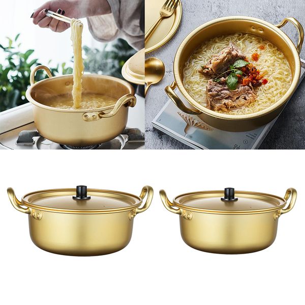 

2pcs round korean noodle pot traditional pot quick boiling 16cm & 18cm