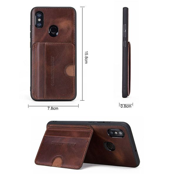 

leather phone case for xiaomi mi 8 luxury suede hard pc soft cover for xiaomi 8