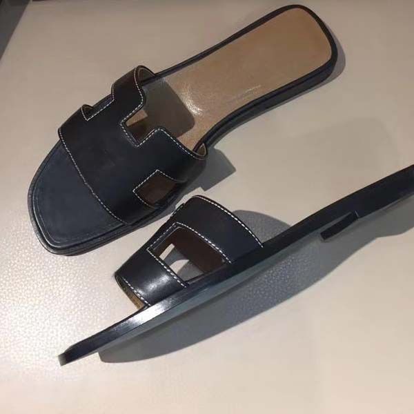

woman slipper superior quality fashion woman sandals super star casual slipper genuine leather sandy flip flop slipper size 34-43 with box, Black