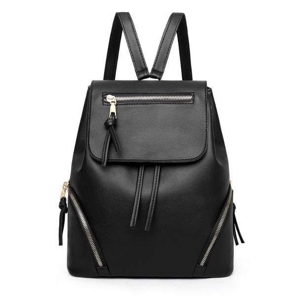 

женщины drawstring рюкзак твердая кожа pu путешествия девушки школы сумки на ремне