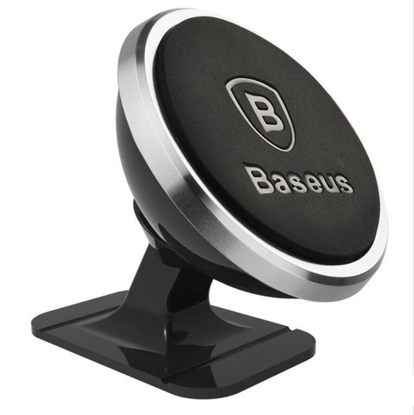 

new baseus quality phone holder 360 degree gps magnetic moblile phone holder for iphone xs samsung s9 air vent mount stand factory