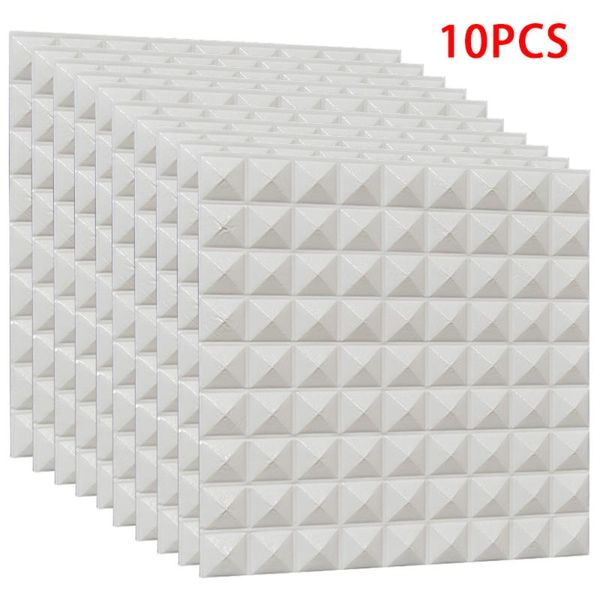 

10 pcs foam 3d brick wall stickers self-adhesive diy wallpaper tile wall stickers for panel background bedroom decor