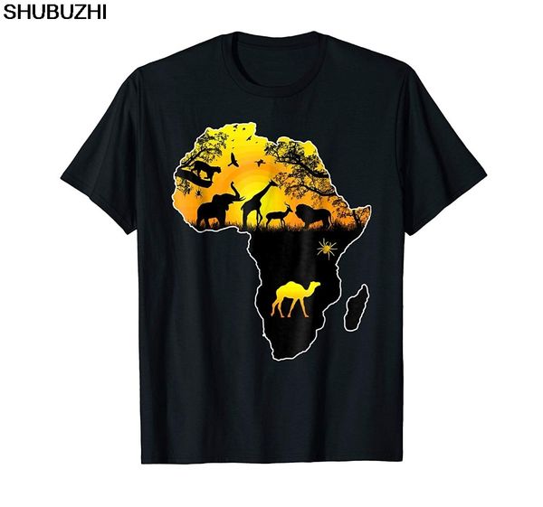 

african savannah safari wildlife africa map fashion brand summer print casual brand customize s sport hooded sweatshirt hoodie men t shirt