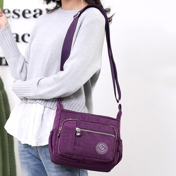 

women fashion nylon messenger bags single shoulder crossbody bag waterproof lady crossbody bags for women #116