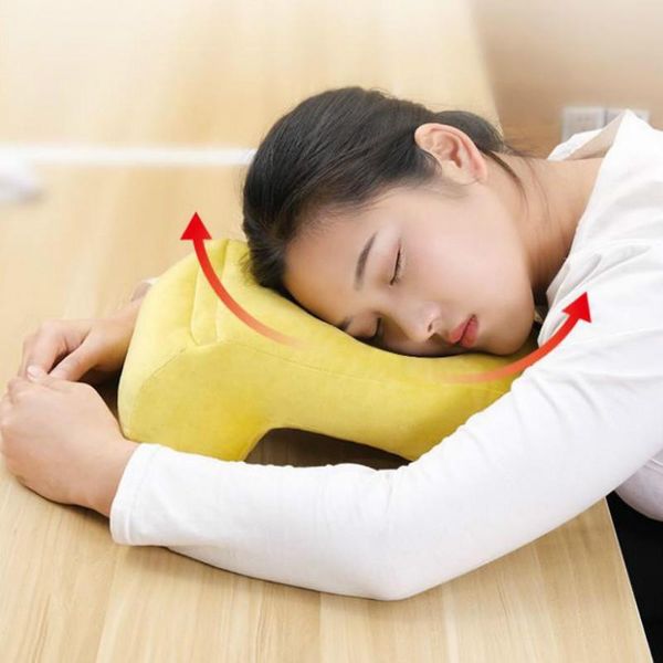 

student nap pillow lying sleeping pillow children cute small office nap artifact lunch break cushion f8105
