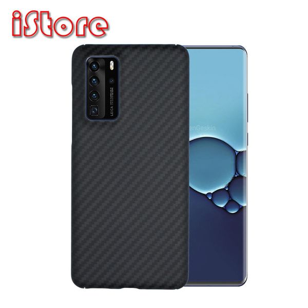 

углеродный телефон p40pro huawei р40 тонкого и легкие атрибуты из арамидного волокна материала случае