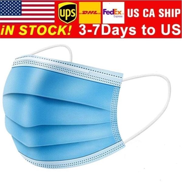 

disposable face 3 layer ear-loop dust mouth masks cover 3-ply non, applicable to the salon, family use. black friday 2020