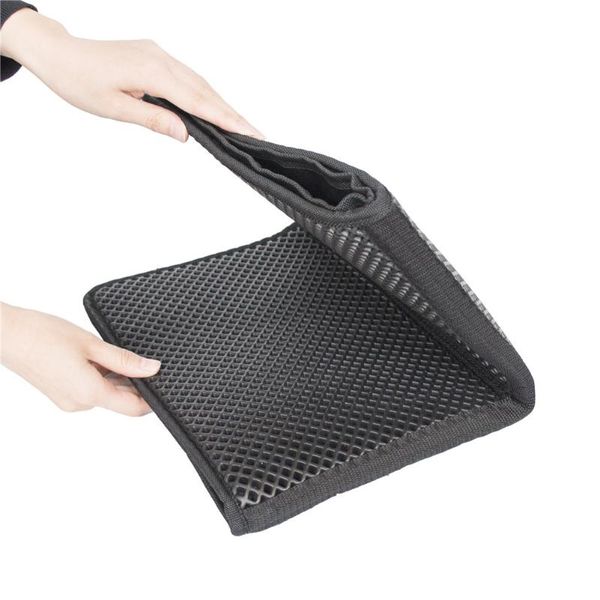 

cat beds & furniture 65x46cm foldable breathbale litter mat magic 4 times folding eva waterproof non-slip oversized for cats