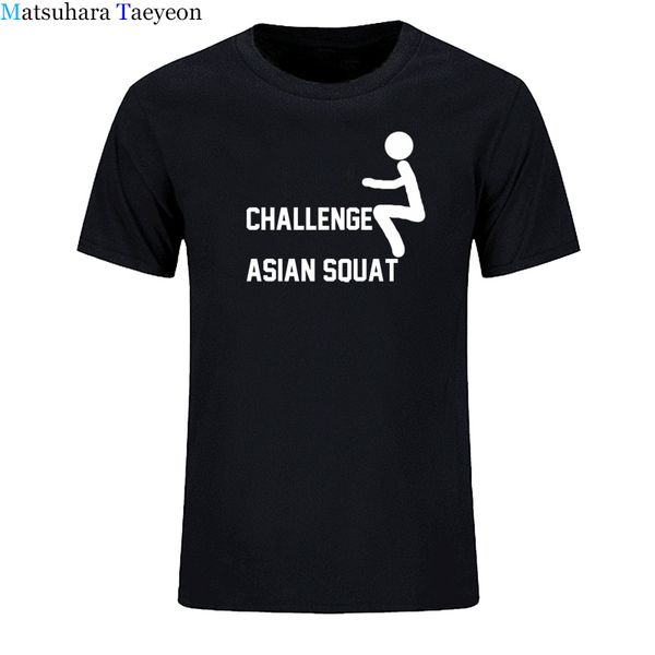 

challenge asian squat brand funny tshirt casual short sleeve print pride of the cute sport hooded sweatshirt hoodie men t shirt