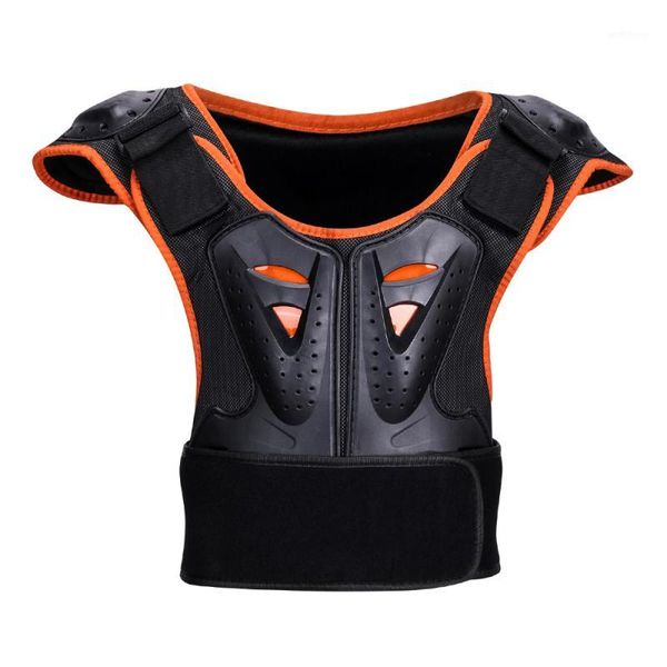 

2020 new children's armor jacket spine chest protection equipment motocross motorcycle skateboard back shield sleeveless jacket1