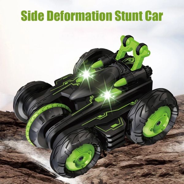 

rc cars 2.4ghz remote control transforming vehicles with side walking 360 degree spins