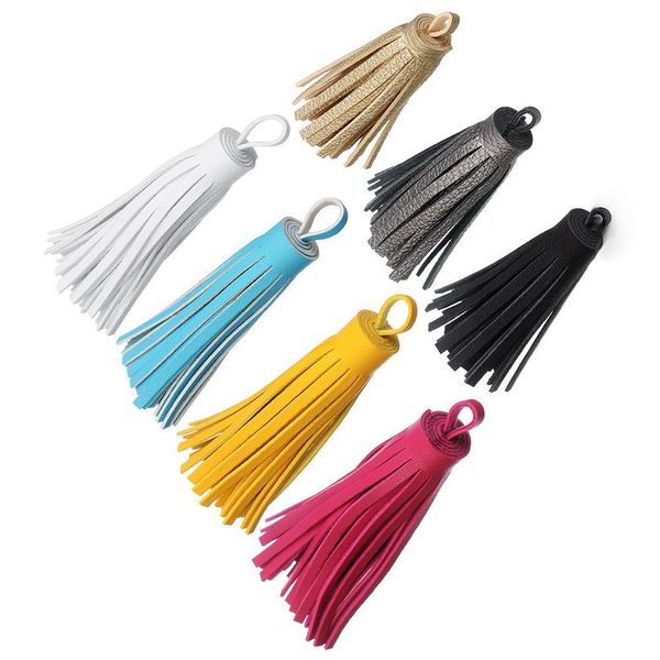 

2pcs 60mm mini tassels vintage leather suede tassel phone tassels for diy craft jewelry findings pendant earrings accessories h qylopq