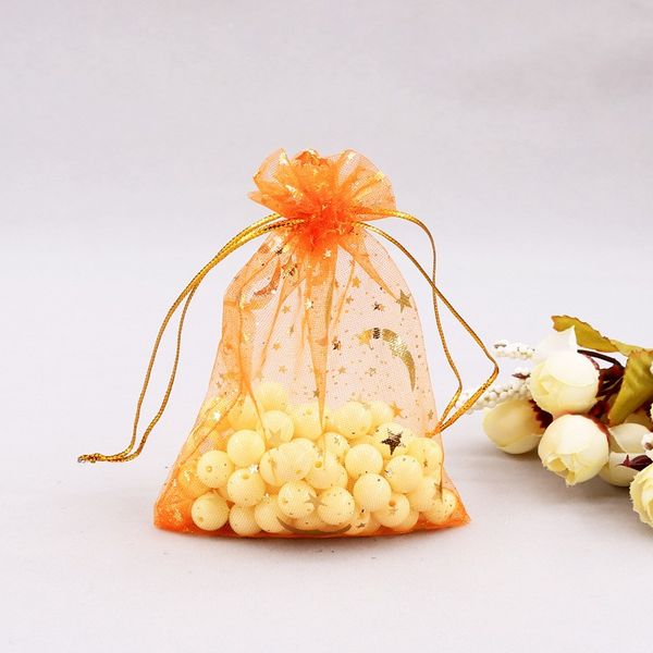 

organza drawstring favor gift bag candy stars moon plated gold gauze pouch jewelry candy bags thin transparent 0 23ko4 g2