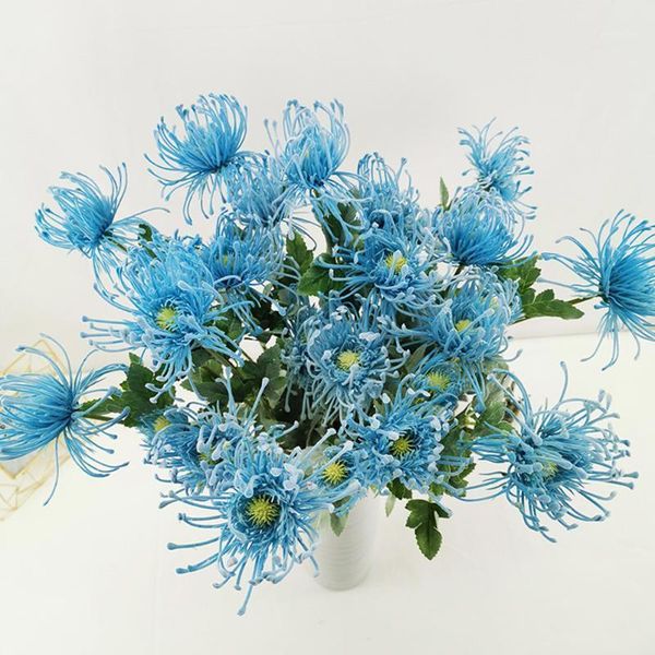 

decorative flowers & wreaths 70cm colorful simulation pincus chrysanthemum mori wedding po studio decoration floral ornaments artificial flo
