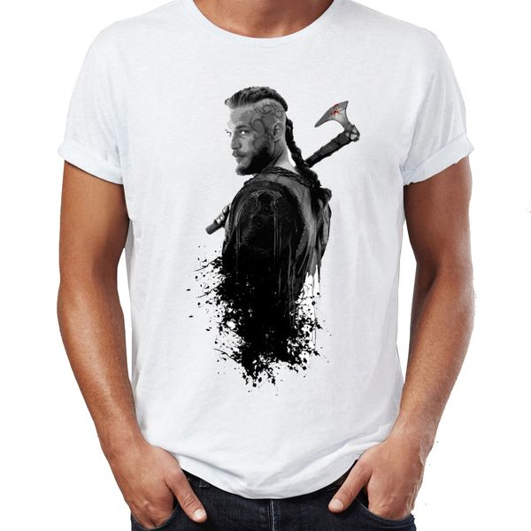 

men's t shirt vikings ragnar lothbrok warrior king badass awesome tee sport hooded sweatshirt hoodie