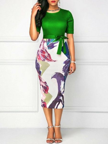 

women dress luxury formal business office slim dress midi tunic bodycon sheath girls 2019 autumn casual blue party dresses1, Black;gray