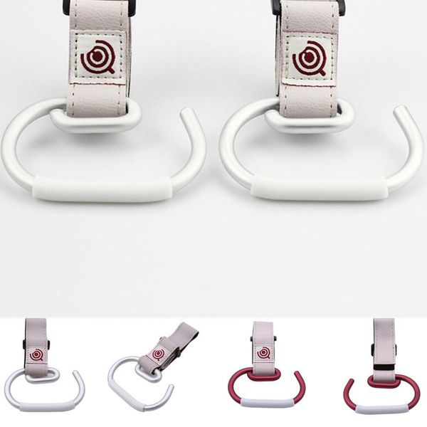 

baby stroller hooks kids pushchair pram hanger carabiner shopping bag clip rotatable hook with strap and hook