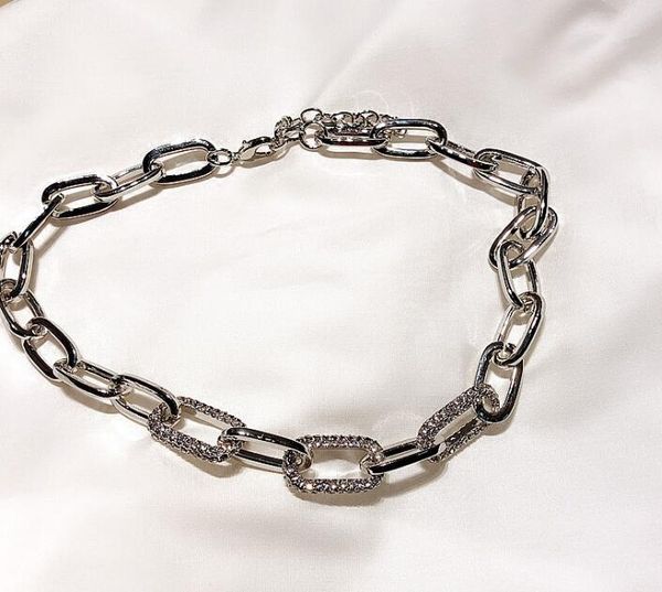 

fashion luxury designer bracelet with shining crystal link tennis bracelets jewelry, Black