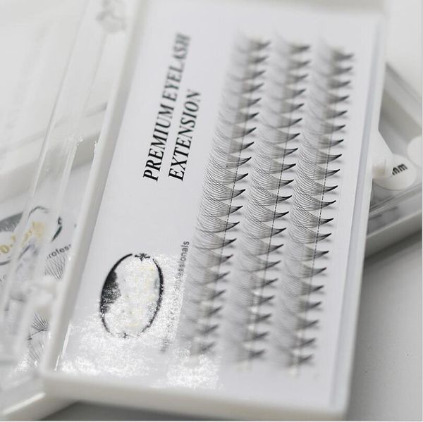 

grafting false eyelashes black natural long professional clusters eyelash extensions 10d individual volume pro made fans