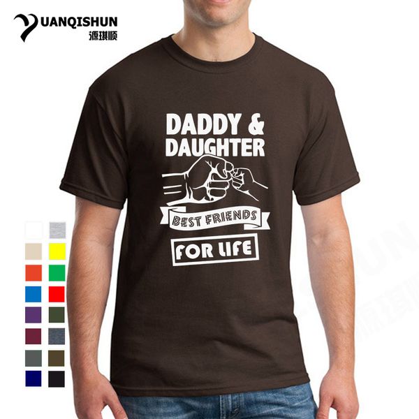 

sport daddy and daughter friends for life fathers day dad gift funny logo printed t shirt boutique 16colors short sleeve t-shirts