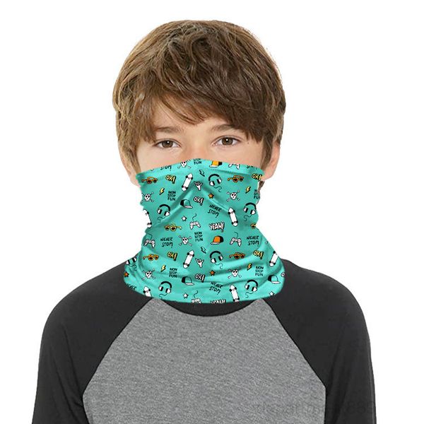 

a-children face kids protective mask outdoor washable cycling magic scarf bandana headband bandanas turban owb953