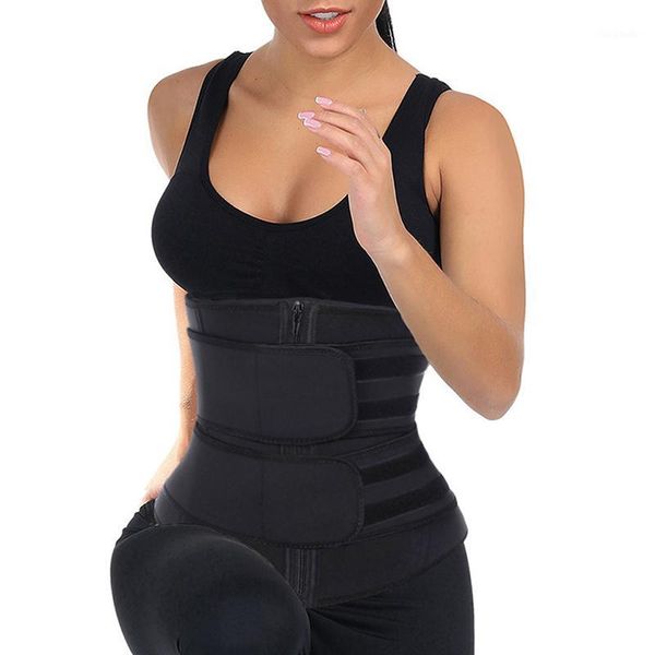 

new women waist trainer corset sports waist shaping belt adjustable shapewear1, Black;gray