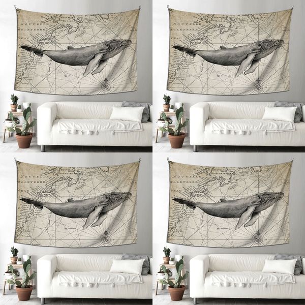 

5pye hanging new mountain blanket black painting tapestry wall 2019 landscape white hippie polyester cloth tapestry blanket thin bedspread t