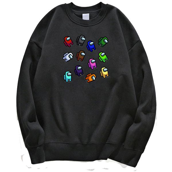 

all man crewneck autumn hoody us sweatshirts hoodies impostor hoodie sweatshirt spring men among pullover streetwear characters sdmcj, Black