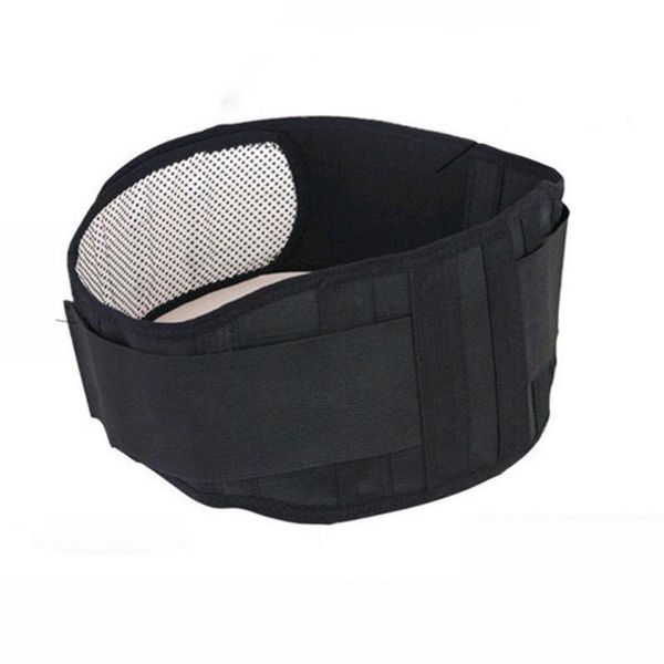 

pain relief magnetic heat waist support brace protector belt basketball, mountaineering, football, etc running kg-620, Black;gray