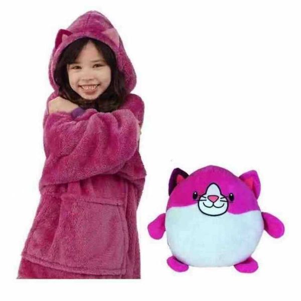 

tv children's pajamas lazy pet pillow blanket, Blue;red