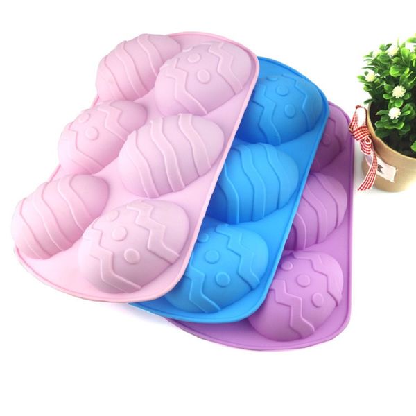 

practical household bakeware 6 easter baking shaped silicone soaps even moulds egg silicone cavity large mould cake mold eeghi