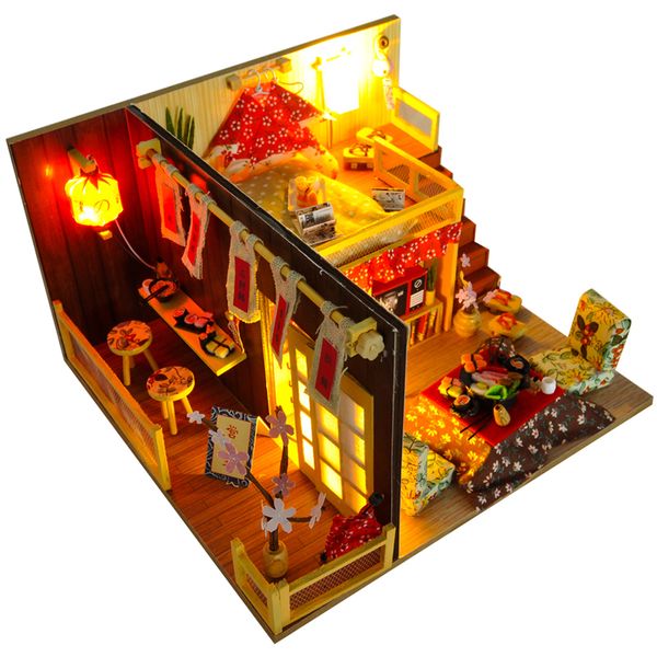 

cutebee doll house furniture miniature dollhouse diy miniature house room box theatre toys for children diy dollhouse td12 y200704