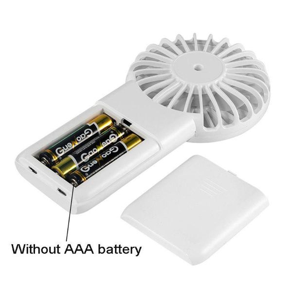 

travel pocket cool air fan hand held cooler cooling fans power by 3x battery