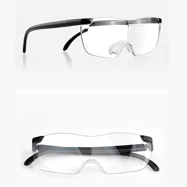

eyewear presbyopic magnifying 250 spectacles degree 1.6 x portable glasses magnifier prescription glass