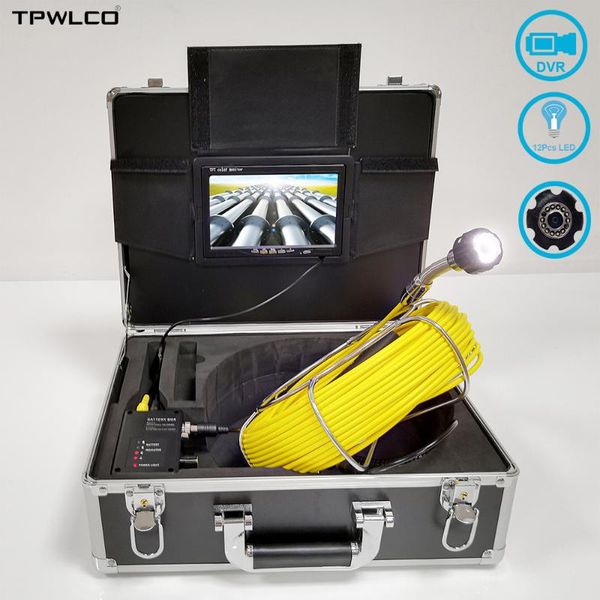 

23mm industrial endoscope pipe sewer drain inspection video recorder camera 7'' screen used for underground pipeline inspection