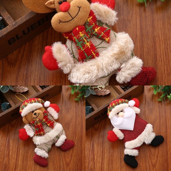 

2zlrd декоративное дерево accessoriesdoll ornamentsproducts магазин магазин старый человек куклы кулон оленей рождество дверь снеговика рожд