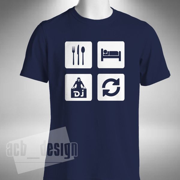 

sport 2019 new fashion tee shirt eat sleep mix repeat mens t-shirt funny dj producer nightclub all nighter music summer t-shirt