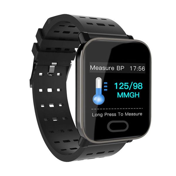 

a6 smart bluetooth lcd, intelligent waterproof sports watch, with alarm, reminder heart rate and blood prsure control