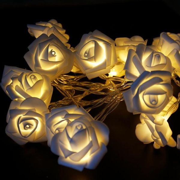 

qifu ого led rose гирлянды батарейки сказочных огни свадьба день рождение украшение сад светильники для вечеринок sqcdka ppshop01