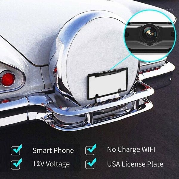 

universal car license plate frame backup camera night vision rearview car camera plate waterproof license reversing frame c s3i01