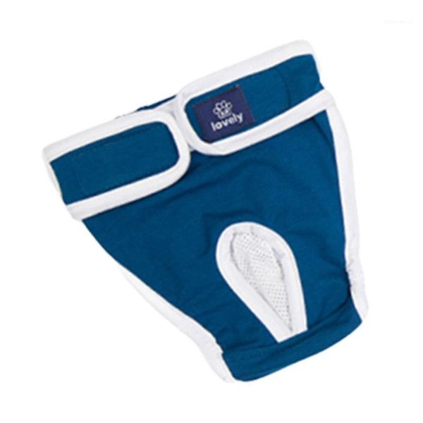 

cotton pet safety pants comfortable dog menstruation pants sanitary physiological (blue, size)1