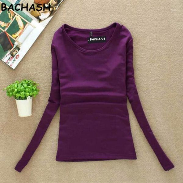 

bachash 100% sweaters o neck long sleeved pullover women sweater basic shirt sweater knitted solid black white1, White;black