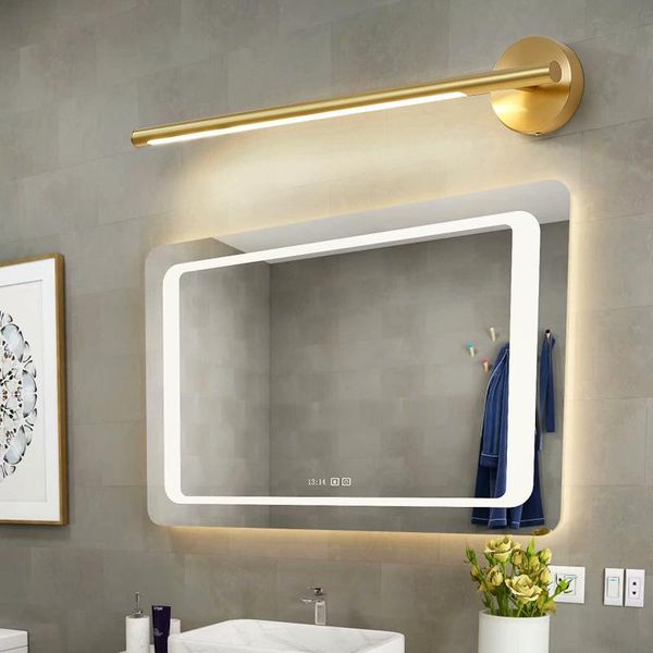 

wall lamp copper led nordic post-modern creative personality el aisle corridor mirror front atmosphere minimalist lamps
