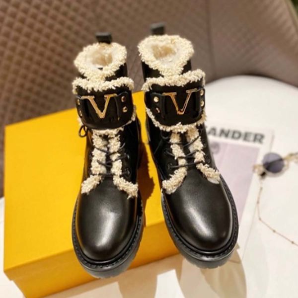 

classics winter snow boots real fur slides leather waterproof warm knee high boot fashion booties with box by shoe10 46, Black