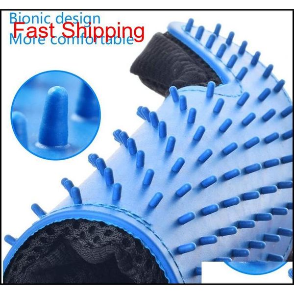 

pet dog cat grooming cleaning brush gloves effective deshedding back massage rabbit animal bathing hair rem qylgrk packing2010