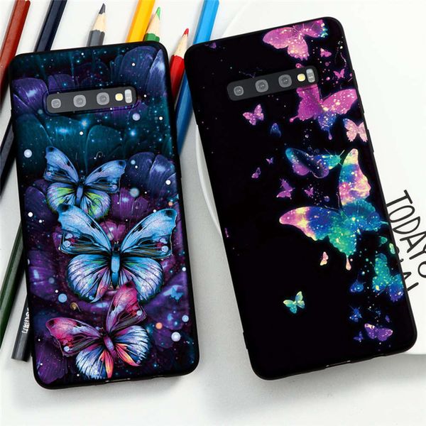 

butterfly dream shell pattern case for samsung galaxy note 10 9 8 5 lite plus s10 ultra s8 s9 s20 fe a50 a51 a71 m31 cases