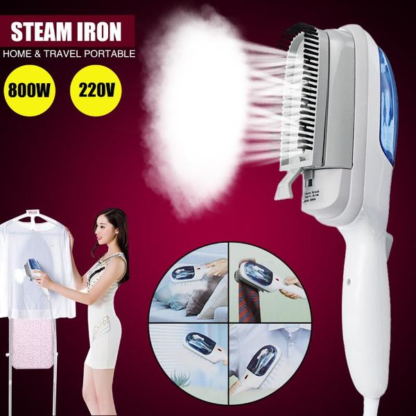 

laundry appliances portable 110v 800w travel handheld iron steamer garment steam brush hand held household ironing for clothe underwear